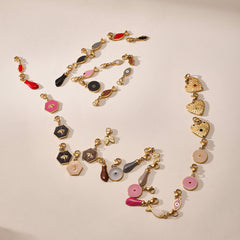 18K Gold-Plated DIY Charm and Chain Collection