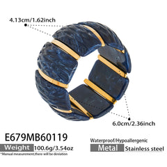 Color Resin Wide Stretch Bangle Designs