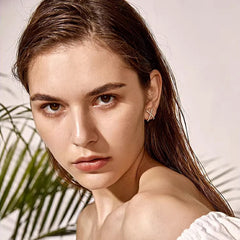 Marielle Pavé Initial Stud Earrings