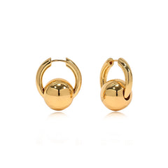Marielle Minimalist Sphere Stud Earrings