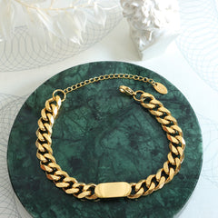 Bold Curb Chain Necklace & Bracelet
