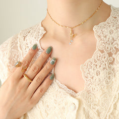 Butterfly Sparkle Pendant Necklace