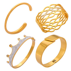 Minimal Stainless Steel Bangle Designs
