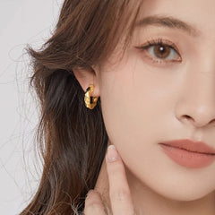 Daphne Vintage-Inspired Hoop Earrings No. 183227