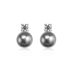 Nadine Vintage-Inspired Pearl Stud Earrings No. 286139