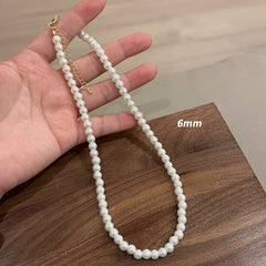 Nicolette Vintage-Inspired Pearl Choker Necklace No. 154235