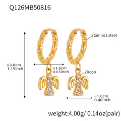 Sparkling Charm Hoop Earring Designs
