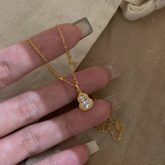 Camille Vintage-Inspired Gourd Necklace