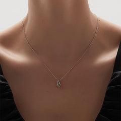 Marielle Minimalist Teardrop Pendant Necklace