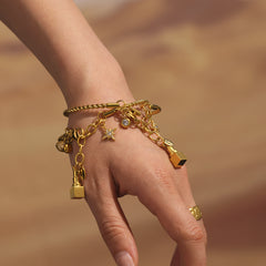 Rope Charm Bracelet or Pendant