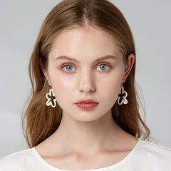 Camille Openwork Floral Stud Earrings