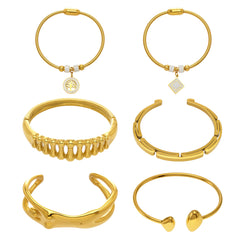 Sculptural Open Cuff Bracelet