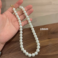 Nicolette Minimalist Pearl Choker Necklace