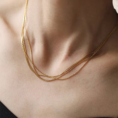 Daphne Chain-Link Layered Necklace