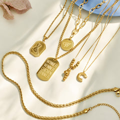 Geometric Charm & Layered Pendant Necklaces