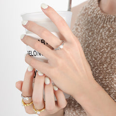 Freshwater Pearl Sculptural Open Ring