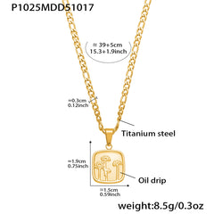 Heart Lock or Colored Pendant Necklace