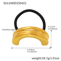 Polished Sculptural Ponytail Hair Accessory