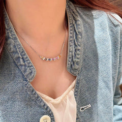 Camille Dainty Oval Choker Necklace
