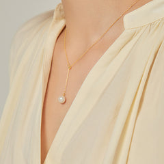 Nicolette Vintage-Inspired Pearl Pendant Necklace