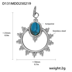 18K Gold-Plated Ornate Charm Pendant