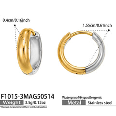 Polished Round Hoop Earring Collection