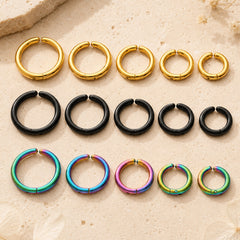 18K Gold-Plated Classic Huggie Hoop Earrings