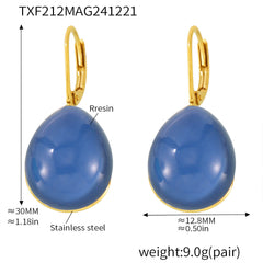 Resin Teardrop Necklace, Earrings or Ring