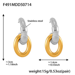 Sculptural C-Hoop Earring Designs