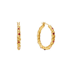 Nadine Vintage-Inspired Hoop Earrings No. 286459