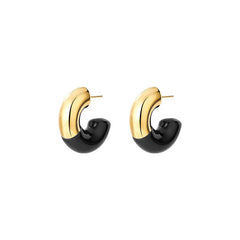 Camille Enamel Stud Earrings