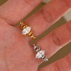 Daphne Marquise Adjustable Ring