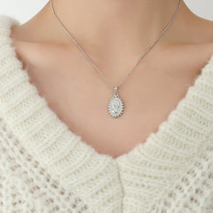 Portrait Cameo-Style Pendant Necklace