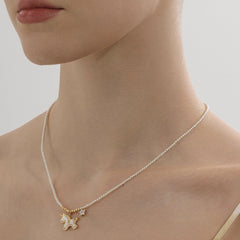 Marielle Pearl Horse Necklace