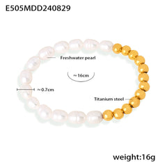 Freshwater Pearl Bead Bracelet