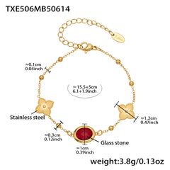 Faceted Glass Necklace, Bracelet or Earrings
