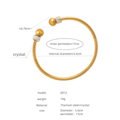 Sculptural Stainless Steel Bangle & Ring Designs