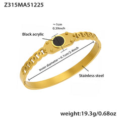 Colored Cubic Zirconia and Enamel Bangle Designs