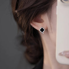 Nicolette Vintage-Inspired Clover Stud Earrings