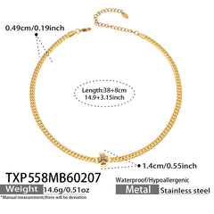 Floral Cubic Zirconia Necklace or Bracelet