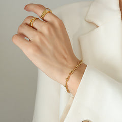 Interlocking Link Necklace & Bracelet