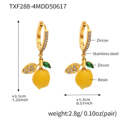 Lemon and Daisy Earring Designs