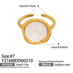 Textured Sculptural Open Ring Designs