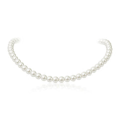 Nicolette Minimalist Pearl Choker Necklace