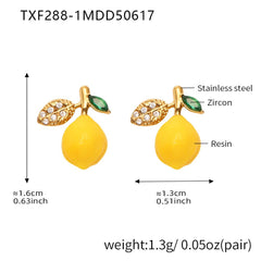Lemon and Daisy Earring Designs
