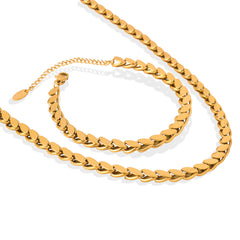 Polished Link Necklace or Bracelet Collection