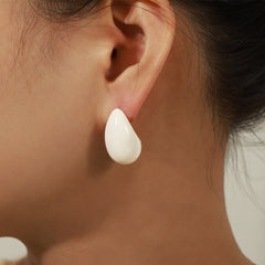 Enamel Teardrop Stud Earring Designs