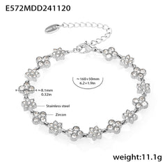 Geometric Cubic Zirconia Bracelet Designs