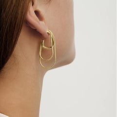 Nicolette Vintage-Inspired Chain-Link Drop Earrings