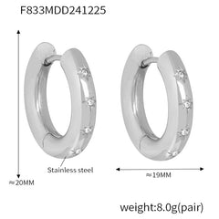 18K Gold-Plated Hoop and Pearl Earring Designs